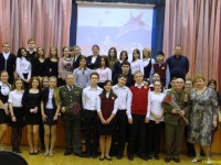 Урок мужества в школе им. Достоевского